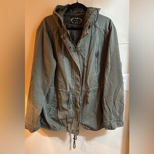 Green Hooded Jacket